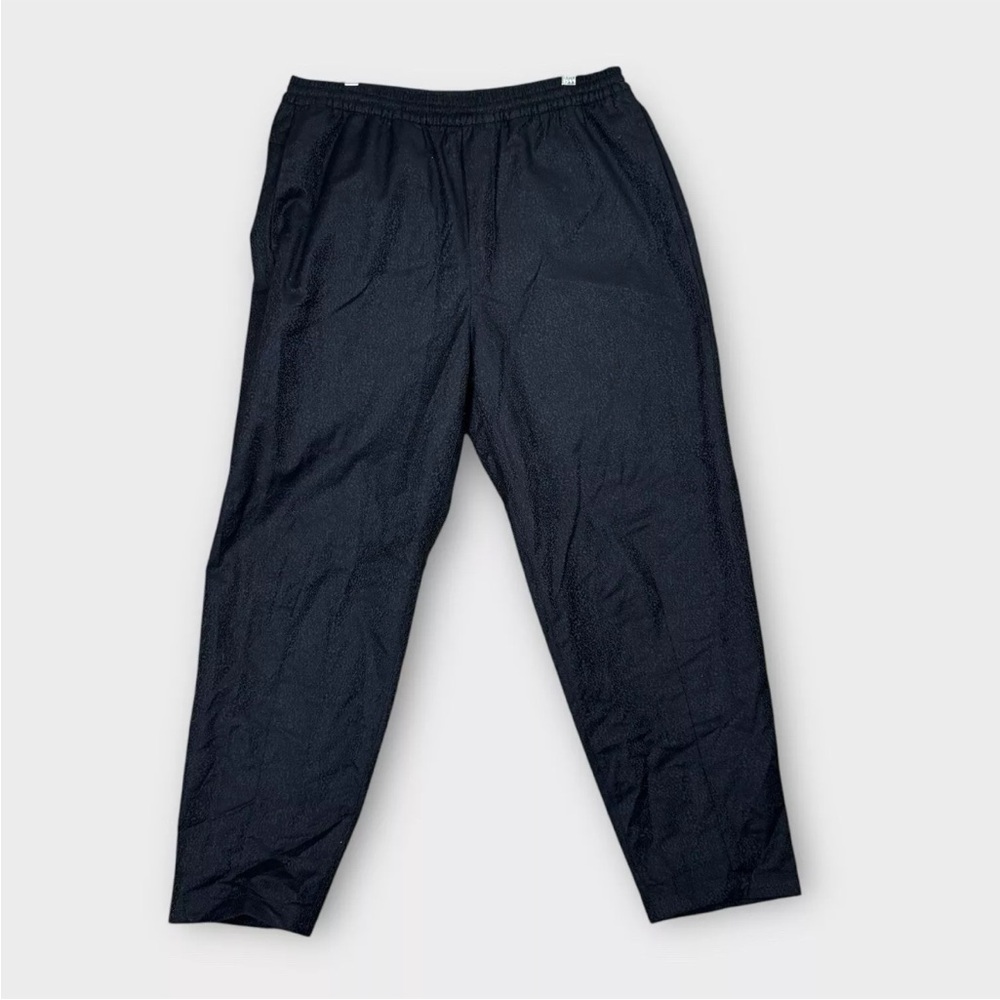 Lululemon Lab Jogger Adult Sz L Black Pants Nylon Cotton Linen Elastnane Gym